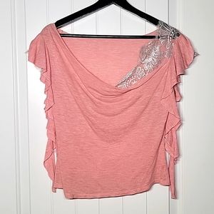 Vintage Diane Von Furstenberg Lace Shirt